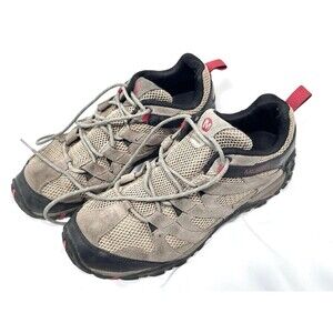 Merrell Alverstone Boulder Hiking Shoes Mens Size 10.5 Tan J033035 Sneakers